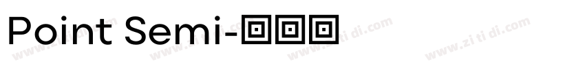 Point Semi字体转换